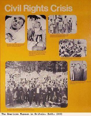 Civil Rights crisis poster