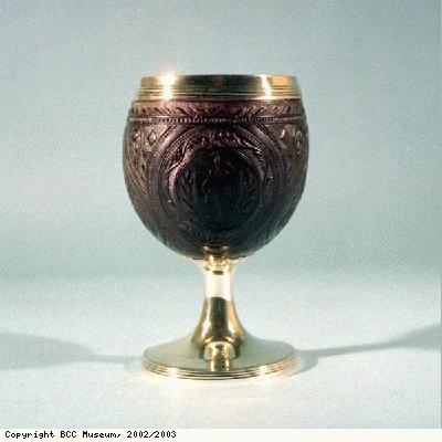 Coconut cup with Tobin family arms