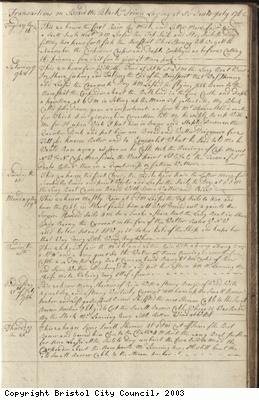 Page 33 of log book of Black Prince
