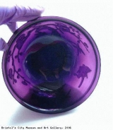 Purple bowl after conservation