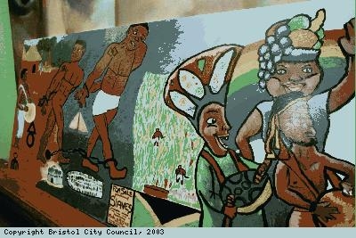 Artwork at slavery conference