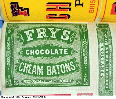 Wrapper, Frys Chocolate Cream Batons