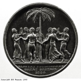 Commemorative Emancipation medallion