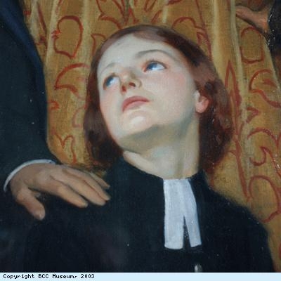 Detail from painting