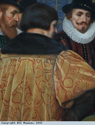 Detail from painting