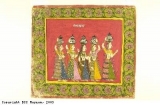 Indian painting, showing Gujarati women