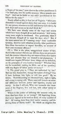 John Wesley's Thoughts Upon Slavery