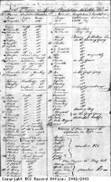 List of slaves on Spring Plantation