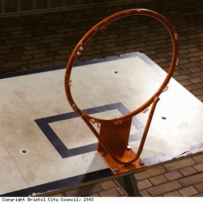 Mill Youth Centre, basketball hoop