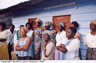 Onlookers at re-union and homecoming