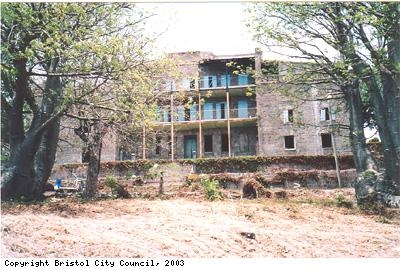 Photograph of Bath Hotel ruin on Nevis