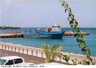 Photograph of Charlestown harbour