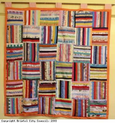 Quilt made by the Golden Agers Club