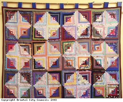Quilt made by the Golden Agers Club