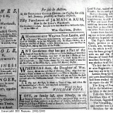 For Sale By Auction, Jamaica Rum