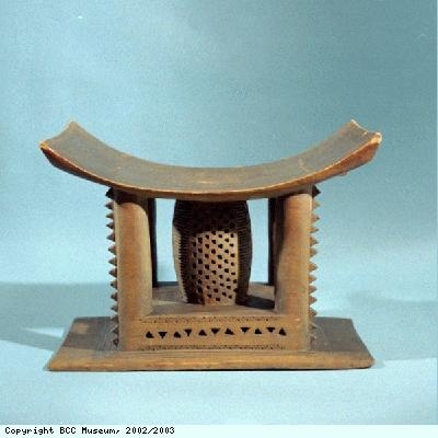 Woman's stool from the Asante people of Ghana