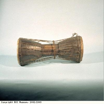 Talking drum from the Asante people of Ghana