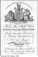 Trade card of Hale Brothers Brass Works